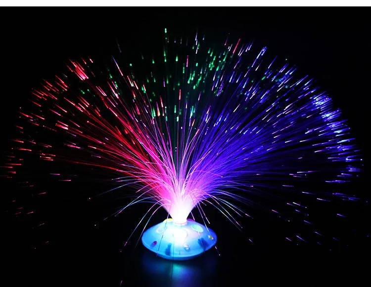 Stars Shine In The Dark Kids Toy Night 1PCS Color Optical Fiber Yarn Glowing Toys Flash LED Lights Glow In The Dark Kids Toys E