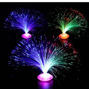 Stars Shine In The Dark Kids Toy Night 1PCS Color Optical Fiber Yarn Glowing Toys Flash LED Lights Glow In The Dark Kids Toys E