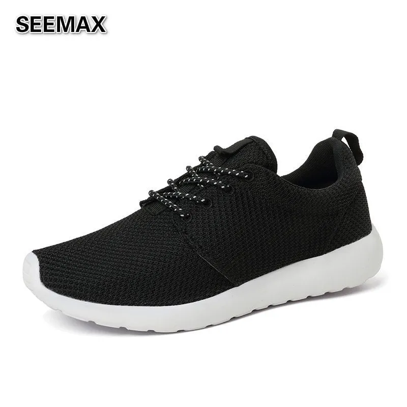 Summer Men And Women Running Shoes High Quality Breathable Super Light Shoes Air Mesh Outdoor Athletic Sports Jogging Sneakers