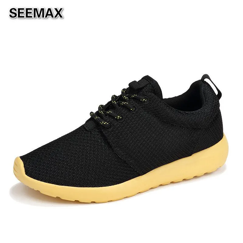 Summer Men And Women Running Shoes High Quality Breathable Super Light Shoes Air Mesh Outdoor Athletic Sports Jogging Sneakers