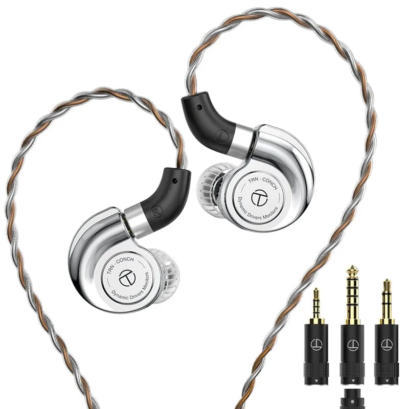TRN Conch High-Performance DLC Diamond Diaphragm Dynamic In-Ear Monitors
