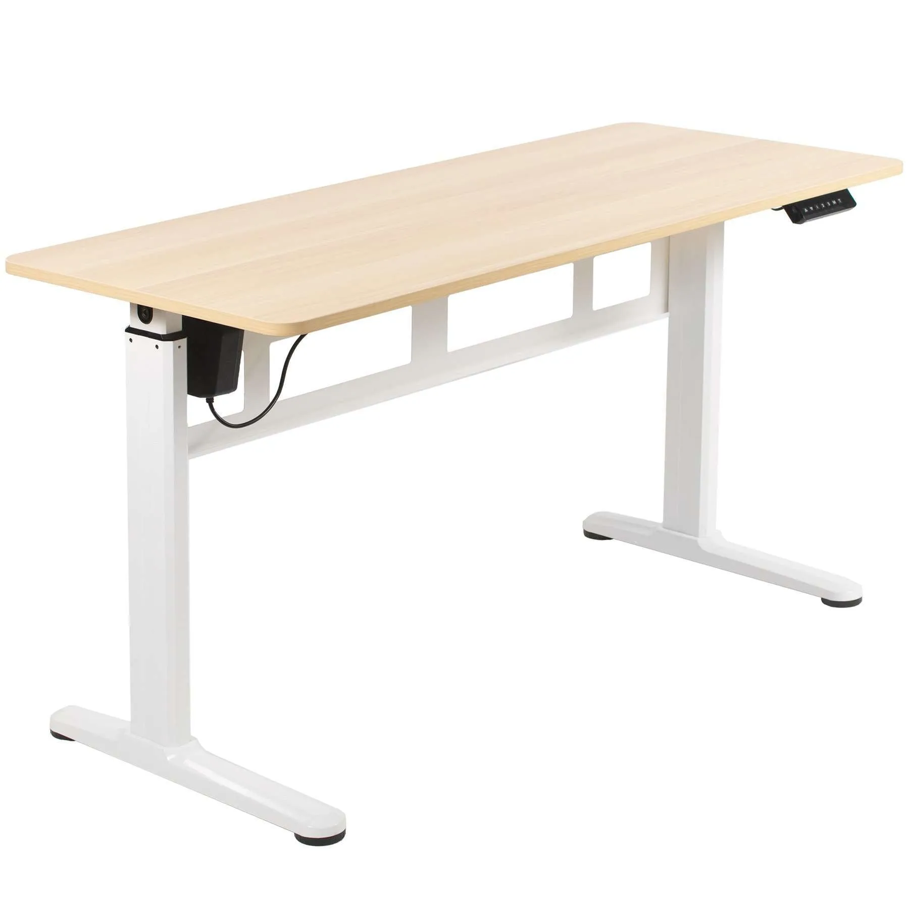 VIVO Black 55" x 24" Electric Desk, DESK-E155TB/E155TW/E155TN/E155TC