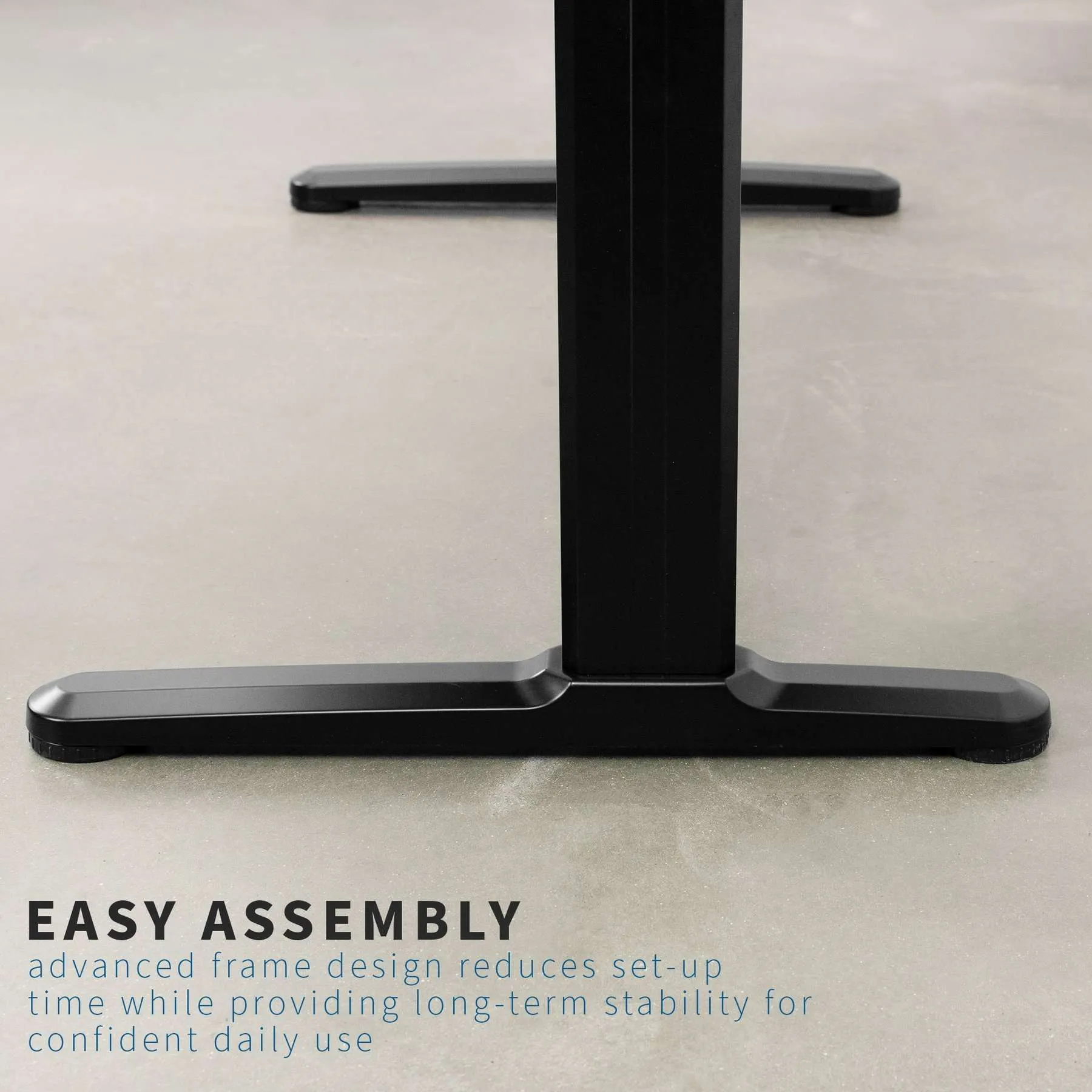 VIVO Black 55" x 24" Electric Desk, DESK-E155TB/E155TW/E155TN/E155TC