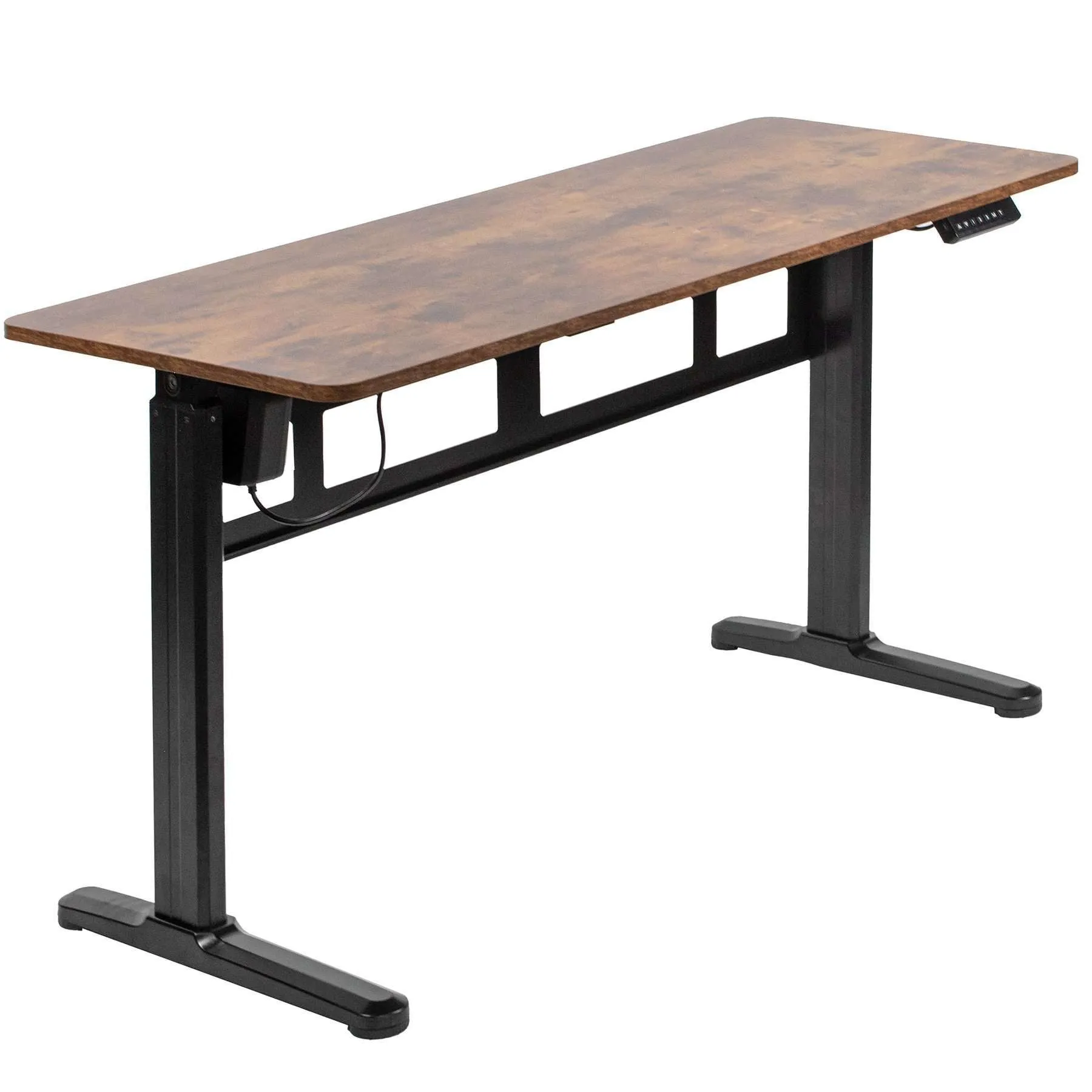 VIVO Black 55" x 24" Electric Desk, DESK-E155TB/E155TW/E155TN/E155TC