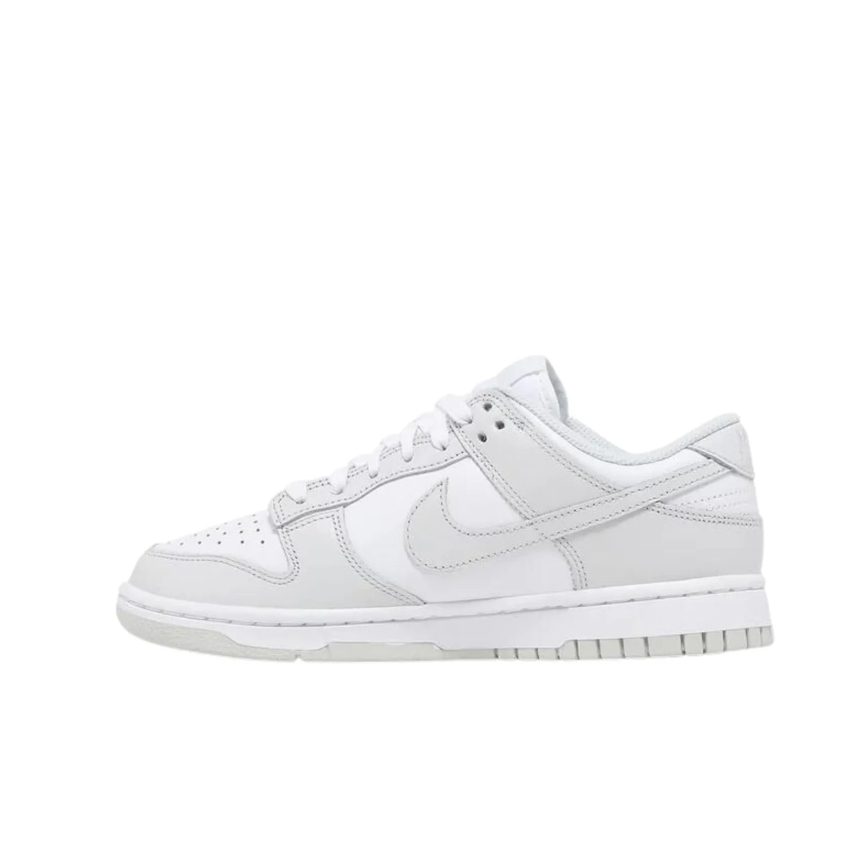 W Nike Dunk Low - White/Photon Dust-White
