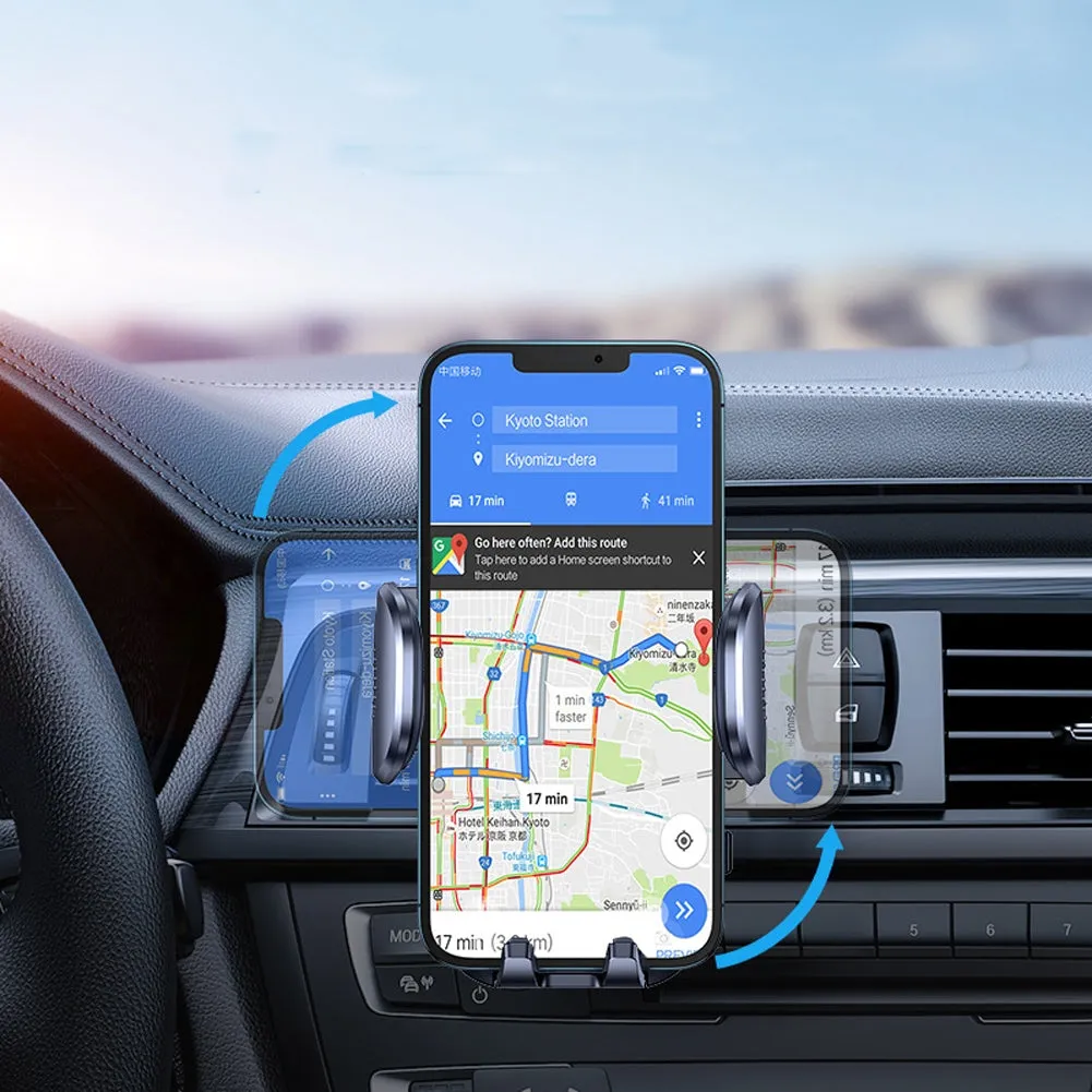 Wireless Car Charger 360 Rotation Charging Stand Car Phone Holder