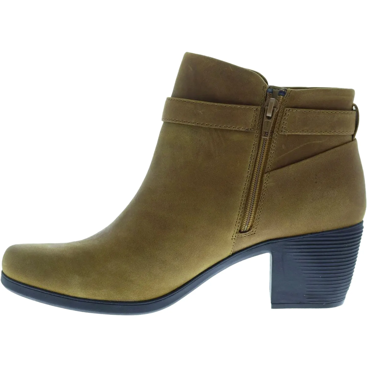 Women's Clarks Un Lindel Lo Dark Tan Leather