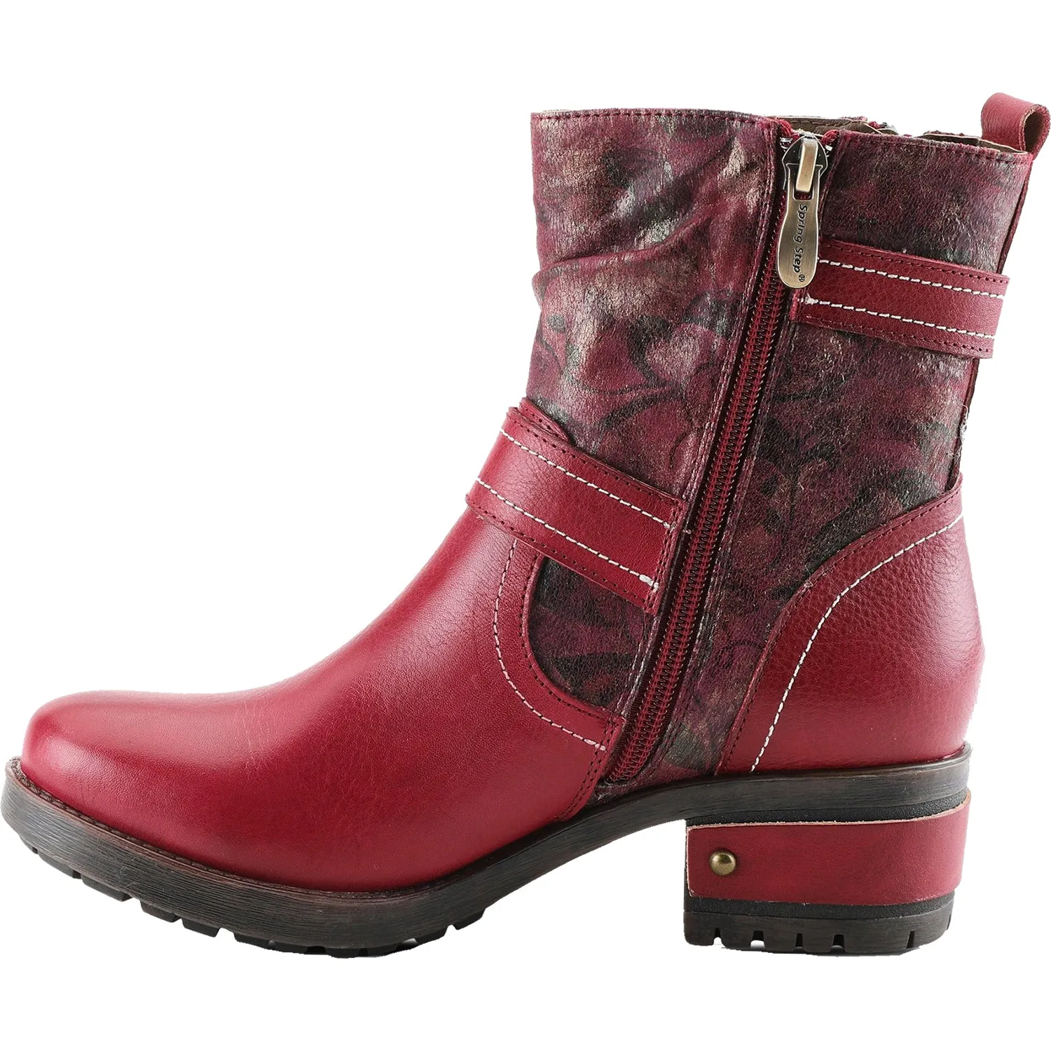 Women's L'Artiste by Spring Step Frankie Dark Red Leather