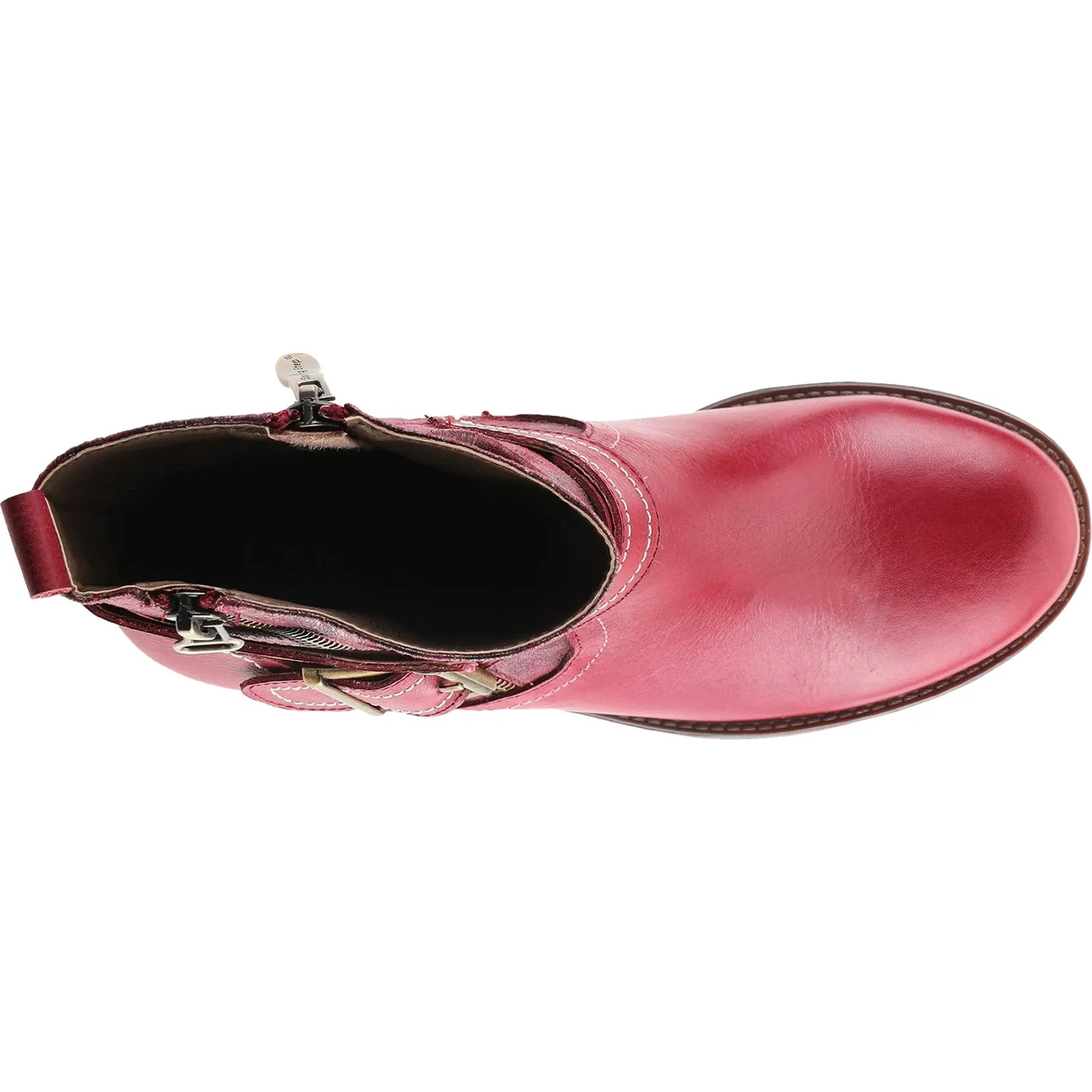 Women's L'Artiste by Spring Step Frankie Dark Red Leather
