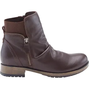 Women's Spring Step Abel Dark Brown Leather