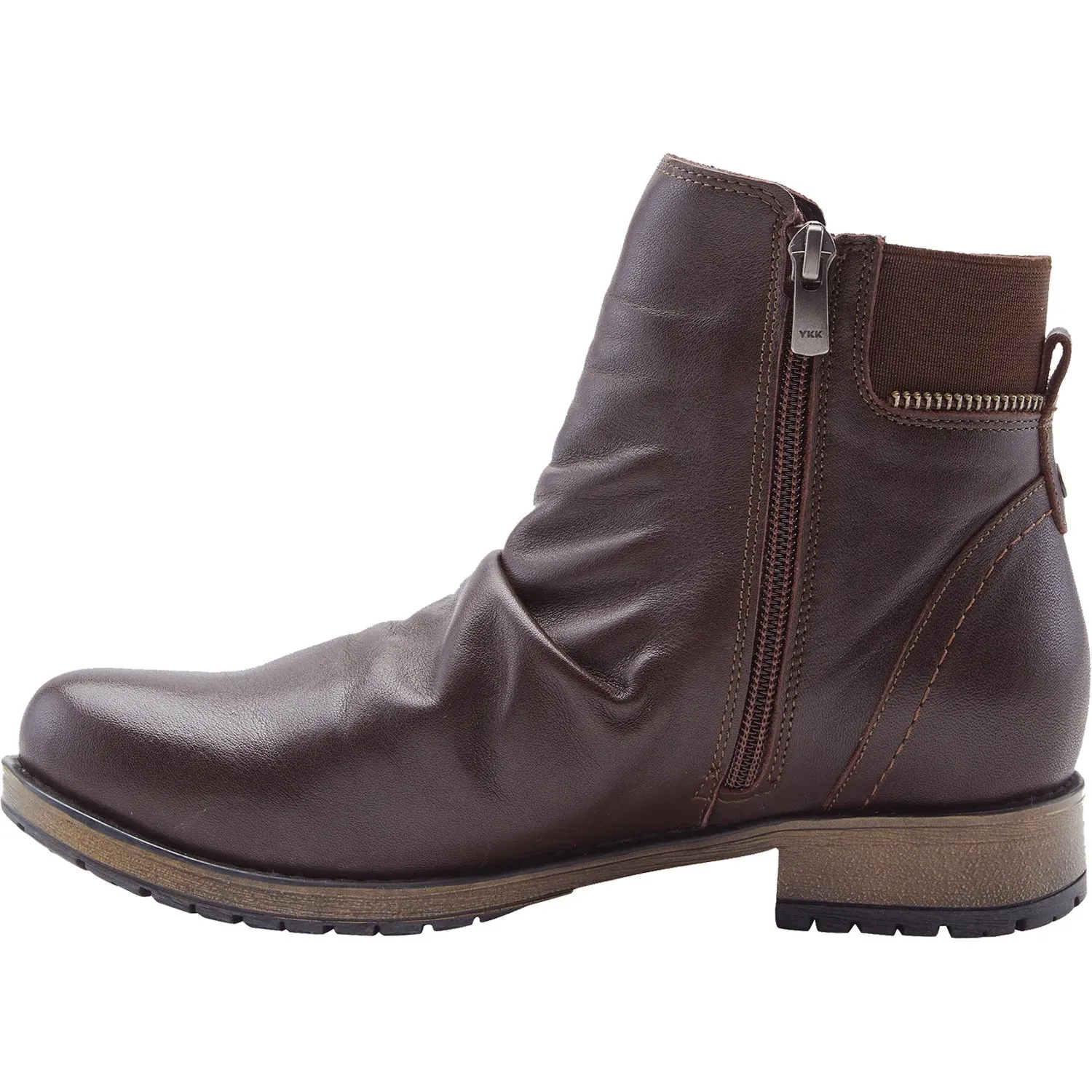 Women's Spring Step Abel Dark Brown Leather