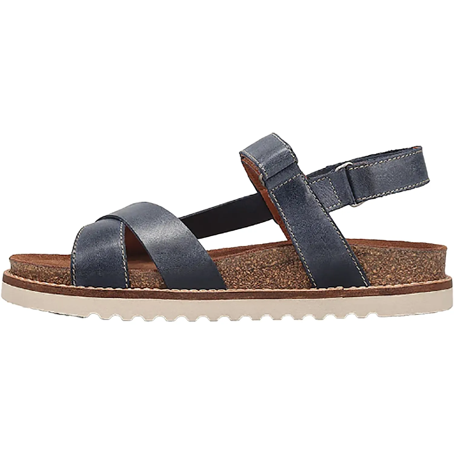 Women's Taos Sideways Dark Blue Leather