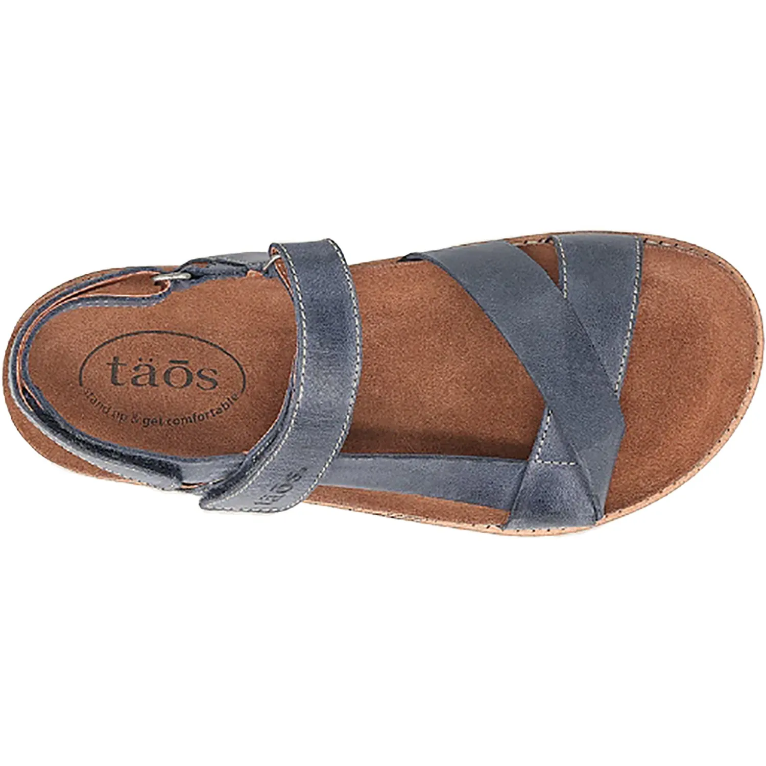 Women's Taos Sideways Dark Blue Leather